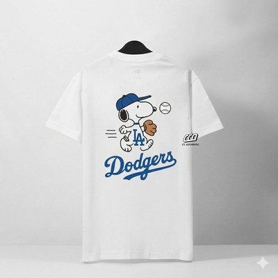 Los Angeles team Dodger t shirt, divison champion,NEW ERA PEANUTS lot