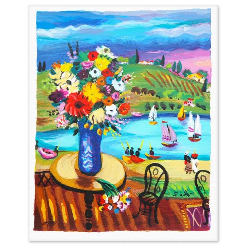 Shlmo Alter- Serigraph "Ships Ashore"