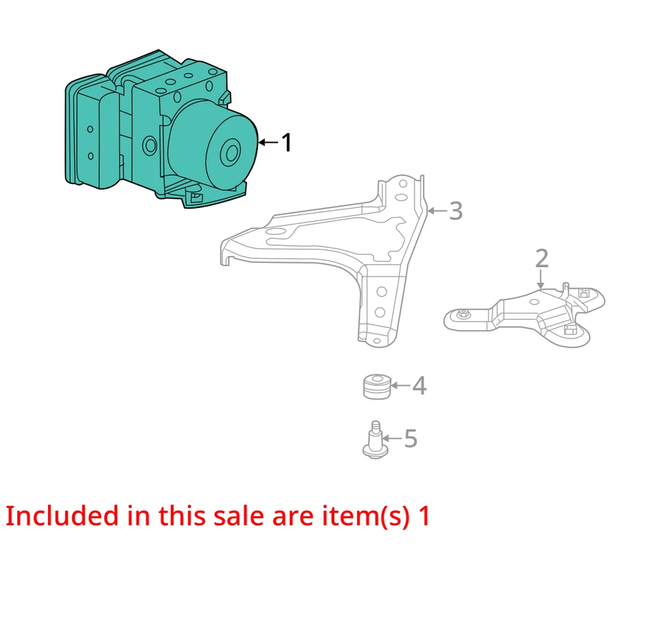 Conjunto modulador de piezas de freno antibloqueo bomba ABS AWD Advance se adapta a 17-19 MDX 5231 Foto 3 de 4