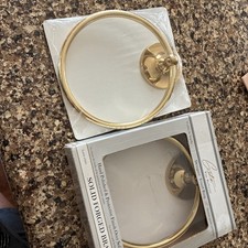 Two NEW OLD STOCK Gatco Solid Brass Towel Rings Wall Mount New