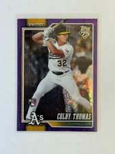 2026 TOPPS - MLB - COLBY THOMAS ATHLETICS RC PURPLE FOIL #213 067/250