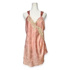 VICTORIA  S SECRET GOLD LABEL LINGERIE SLIP DRESS VTG M FAIRY PRINCESS COQUETTE