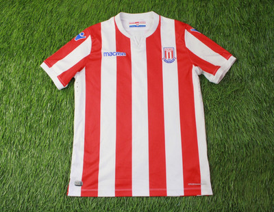 STOKE CITY 2018-2019 FOOTBALL SOCCER SHIRT JERSEY HOME MACRON ORIGINAL YOUNG L