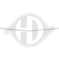 1X Zier /Schutzleiste StoßFäNger Diederichs 1647164 FüR Mercedes Benz Mitte Vorn