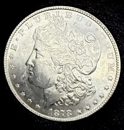 1878-S Morgan Silver Dollar $1 - MS Condition- Lots Of Shine. (J33)