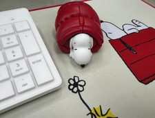 Peanuts Snoopy Figure Multi Pairing Wireless Bluetooth Mouse Nano Receiver NEW