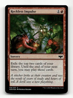 Reckless Impulse FOIL Innistrad: Crimson Vow #174 Common