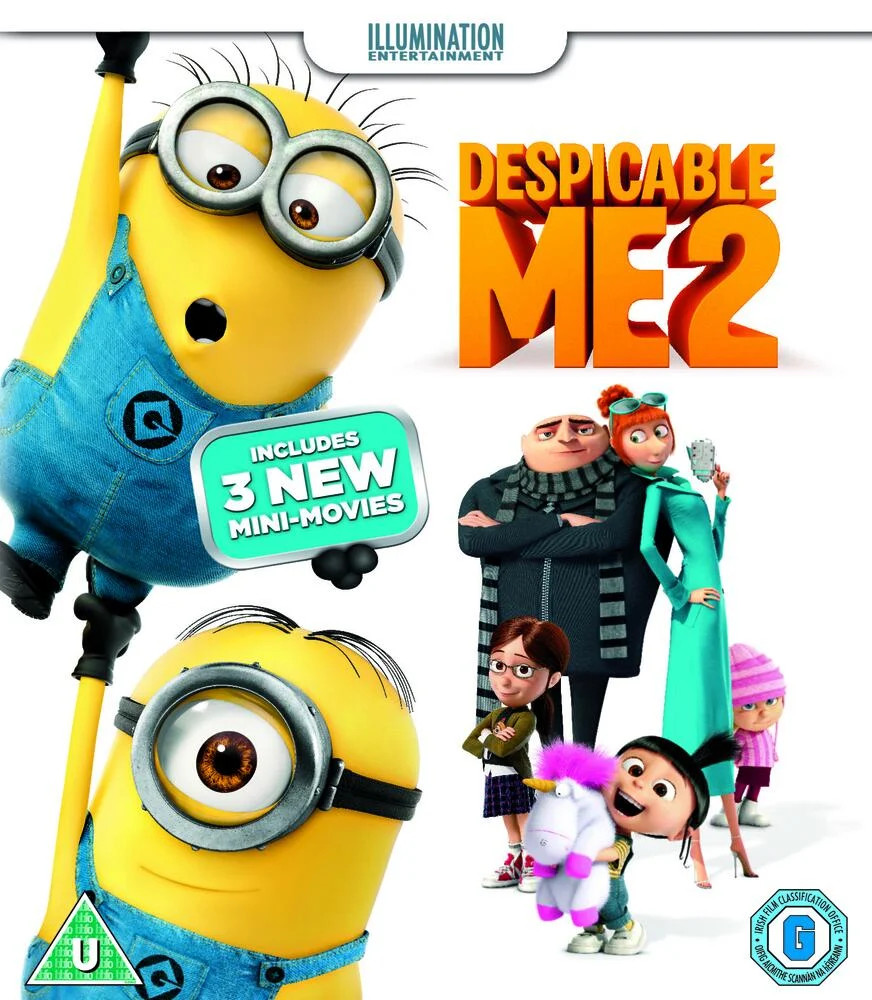 Despicable Me 2 Blu-Ray