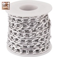 Aluminiumkette Schmuckkette 5M Silber 13X8Mm DIY Schmuckherstellung Ketten