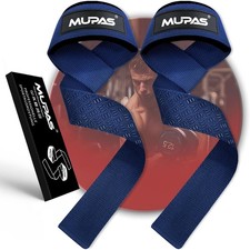 Zughilfen f&uuml;r Krafttraining & Bodybuilding (gepolstert) &ndash; Profi Lifting Straps