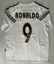 Ronaldo Nazario Real Madrid Signed Jersey Beckett COA Brazil