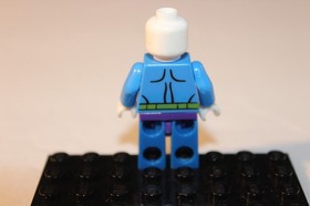 Lego custom minifigure bizarro dc marvel villain similar to 2012 comic con