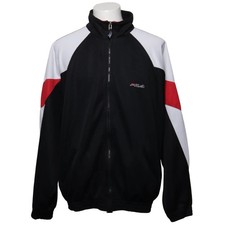 Fila, Trainingsjacke, Herren, Größe: XL, Schwarz/Weiß/Rot, Polyester #g5P