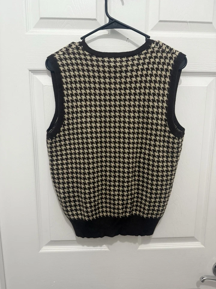 Chaleco Suéter de Golf Ralph Lauren Talla M Marrón Beige Mezcla de Seda Cachemira Nuevo con Etiquetas Foto 2 de 4