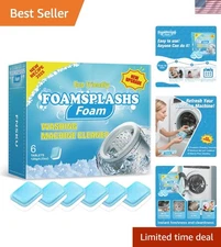 Cruelty-Free Washing Machine Cleaner Tablets - 6 Count for Optimal Maintenance