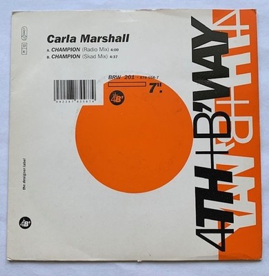 CARLA MARSHALL-4TH&BROADWAY BRW-201-CHAMPION-7'' 45RPM-1990 UK IMPORT NM #2
