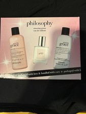 Philosophy Amazing Grace Eau de Toilette Gift Set: 3 Items Pieces NEW Lotion