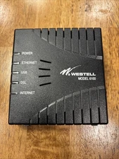 WESTELL 6100 E90-610015-06 DSL Modem.  No Power Supply.