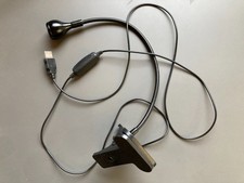 Lampka do czytania USB z klipsem – biała – stan dobry