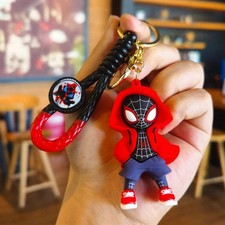Mar vel Spider man Keychain Superhero Bag Charm School Gift Accessory