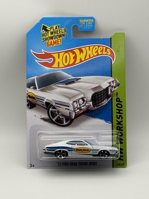 Hot Wheels 2014 HW Workshop  '72 Ford Gran Torino Sport White