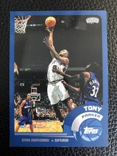 2002-03 Topps San Antonio Spurs Tony Parker Basketball Card #118 HOF