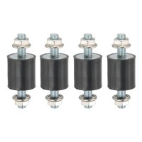 FüR M8-25X25Mm GummifüßE VibrationsdäMpfer StoßDäMpfer, 4 StüCk (65Mm)