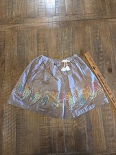 Peek Girl's Size 10 Skirt Short Embroidered Floral