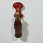 Vintage , Rare Coca-Cola Bottle Door Pull With the Slogan "Have A Coke!"