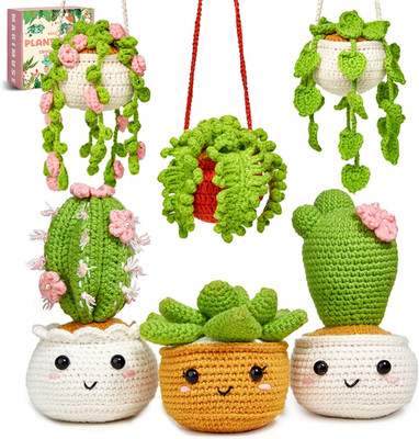 Crochet Kit for Beginners, Crochet Starter Kits, Amigurumi Craft Knitting Croche