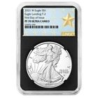 2021-W Proof $1 Type 2 American Silver Eagle NGC PF70UC FDI West Point Star