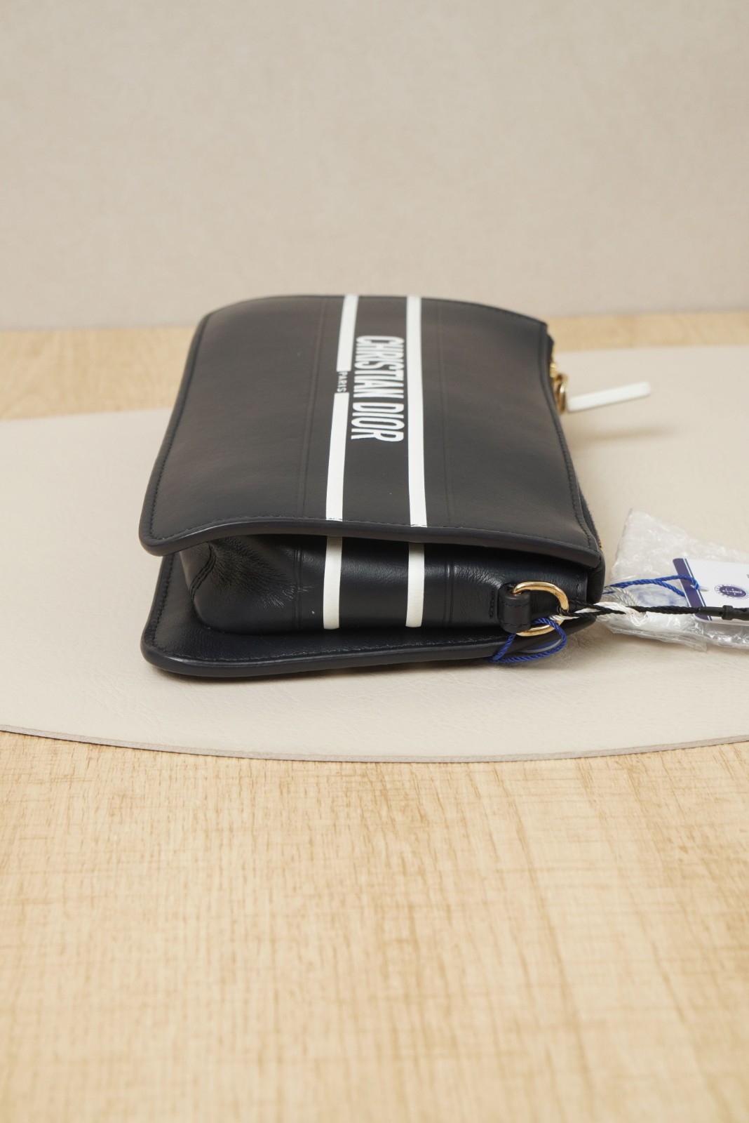 Dior Shoulder Bag Blue Calfskin/Strap Dustbag thumbnail 9