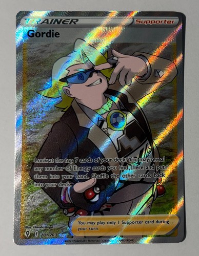 Pokemon Gordie 201/203 Evolving Skies Full Art
