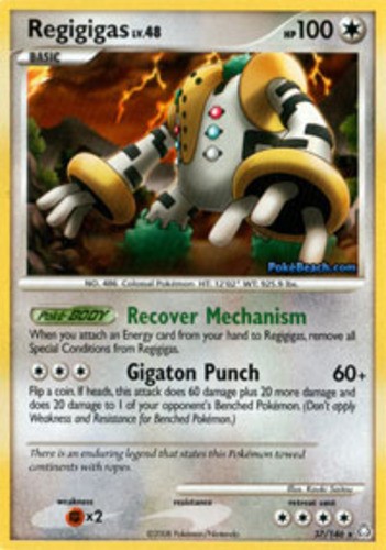 Regigigas - 37/146 - Rare - LP - Legends Awakened