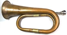 Beautiful Vintage Brass and Copper Bugle - India - C 
