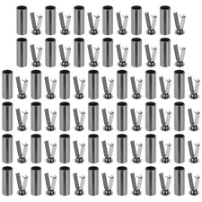 Shoe Lace Tips, 40 Pack Metal Alloy Shoelace Head, Light Bronze