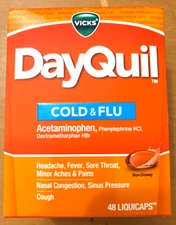 DayQuil  Liquicaps Cold & Flu Treatment 48/ct Exp: 12/2025