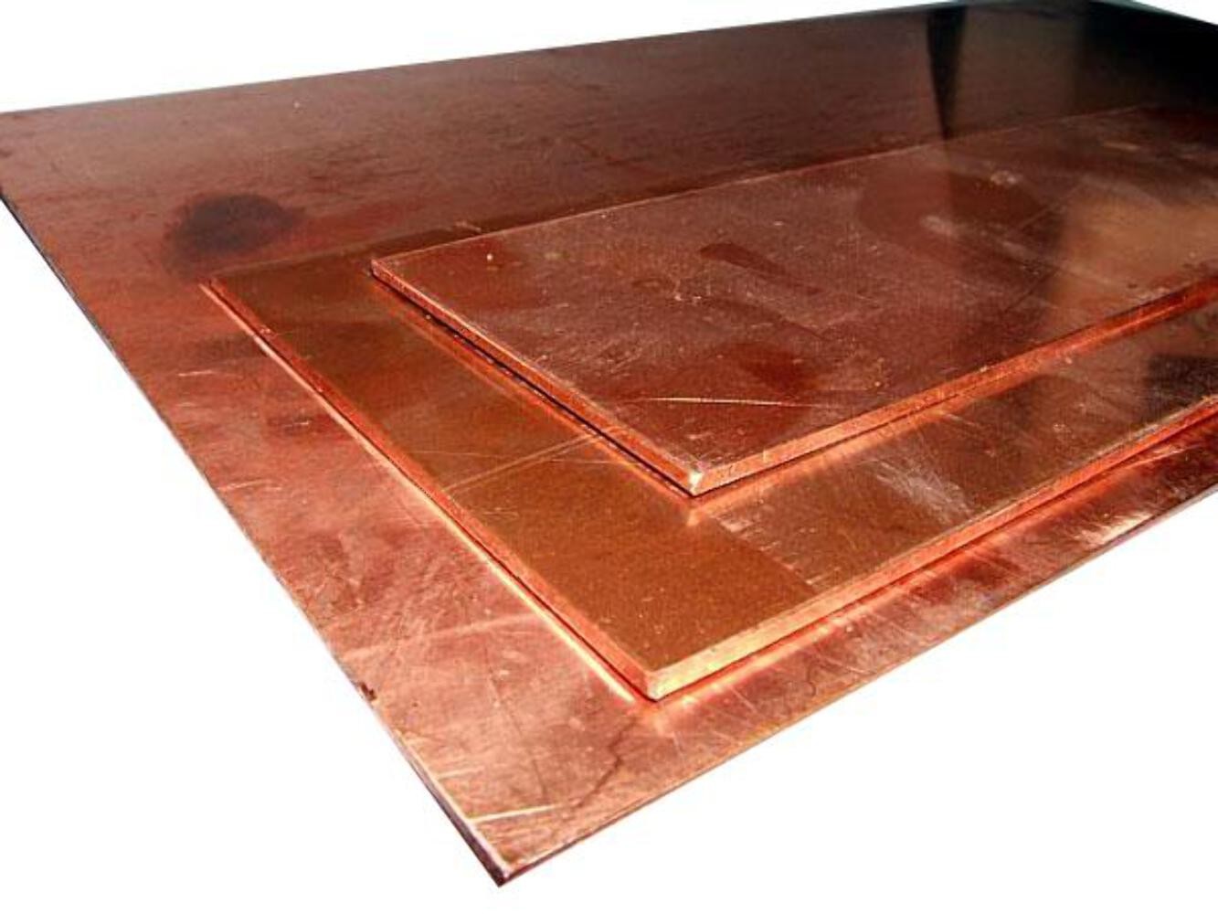 Copper Sheet C101 - 0.9mm x 300mm x 300mm