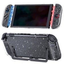 Clear Dockable Case for Nintendo Switch 2 Slim Protective PC Shell