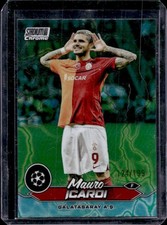2023-24 Topps Stadium Club Chrome Mauro Icardi Aqua/Green Electric Charge #/199