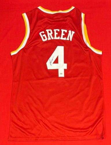 Jalen Green Houston Rockets NBA Autographed Signed Custom Jersey PSA