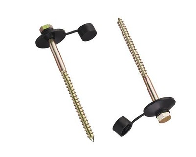 Gutta Stahlschraube verzinkt für P5/P8 Wellung 7 mm x 120 mm Pack = 20 St