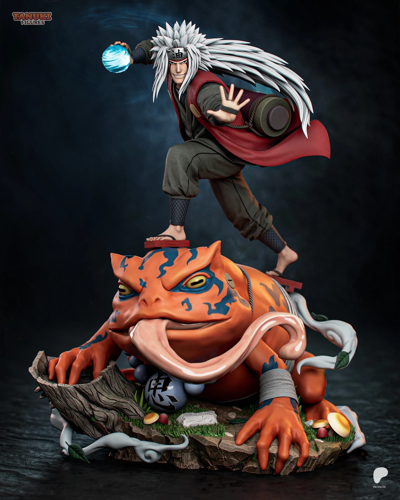 Jiraiya Sensei Naruto Shippuden Resin Figure Statue 1/8 3D Print Fan Art