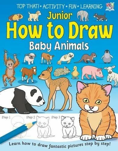 How To Draw Baby Animals Step By Step For Kids