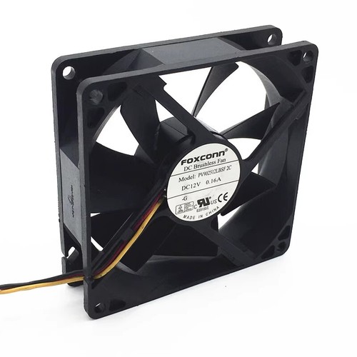 Foxconn PV902512LBSF 2C 9025 12V 0.16A 9CM 3-pin speed measuring CPU cooling fan - Picture 3 of 3