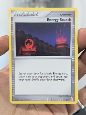 Pokemon Card 2007 ENERGY SEARCH 8/11 Diamond & Pearl Lucario Trainer Kit NM