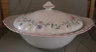 JOHNSON BROS SOMMER CHINTZ TERRINE MIT OHRDECKEL / SERVIERSCHALE 2 VERFÜGBAR