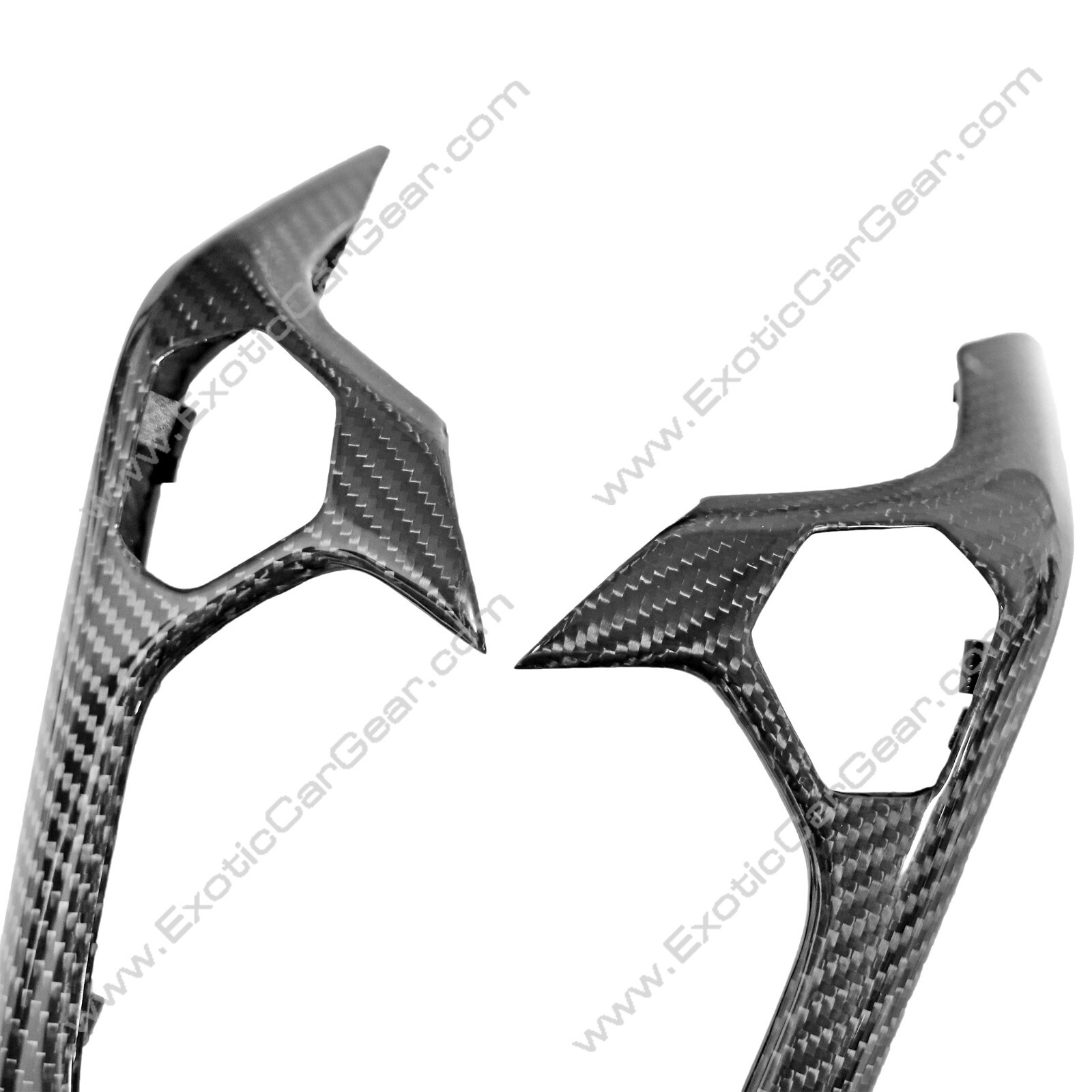 Lamborghini Huracan and Huracan EVO Carbon Fiber Inner Door Handle Replacements