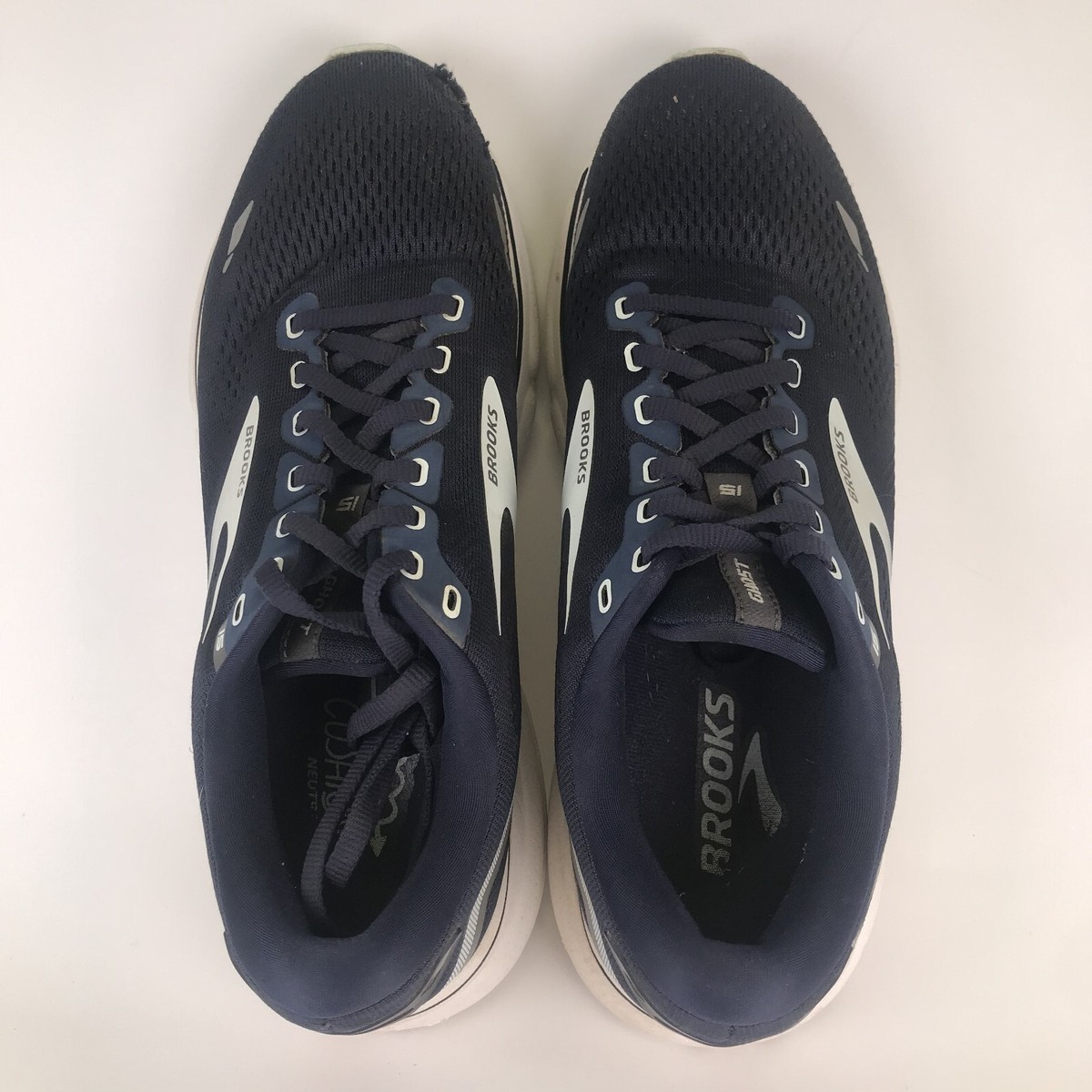 Brooks Womens Ghost 15 1203801B450 Navy Blue Running Shoes 