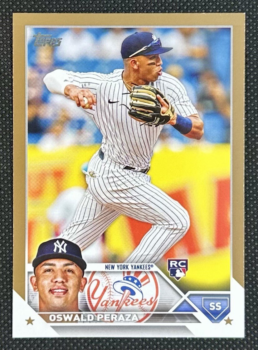 2023 Topps OSWALD PERAZA #94 Gold 2016/2023 RC